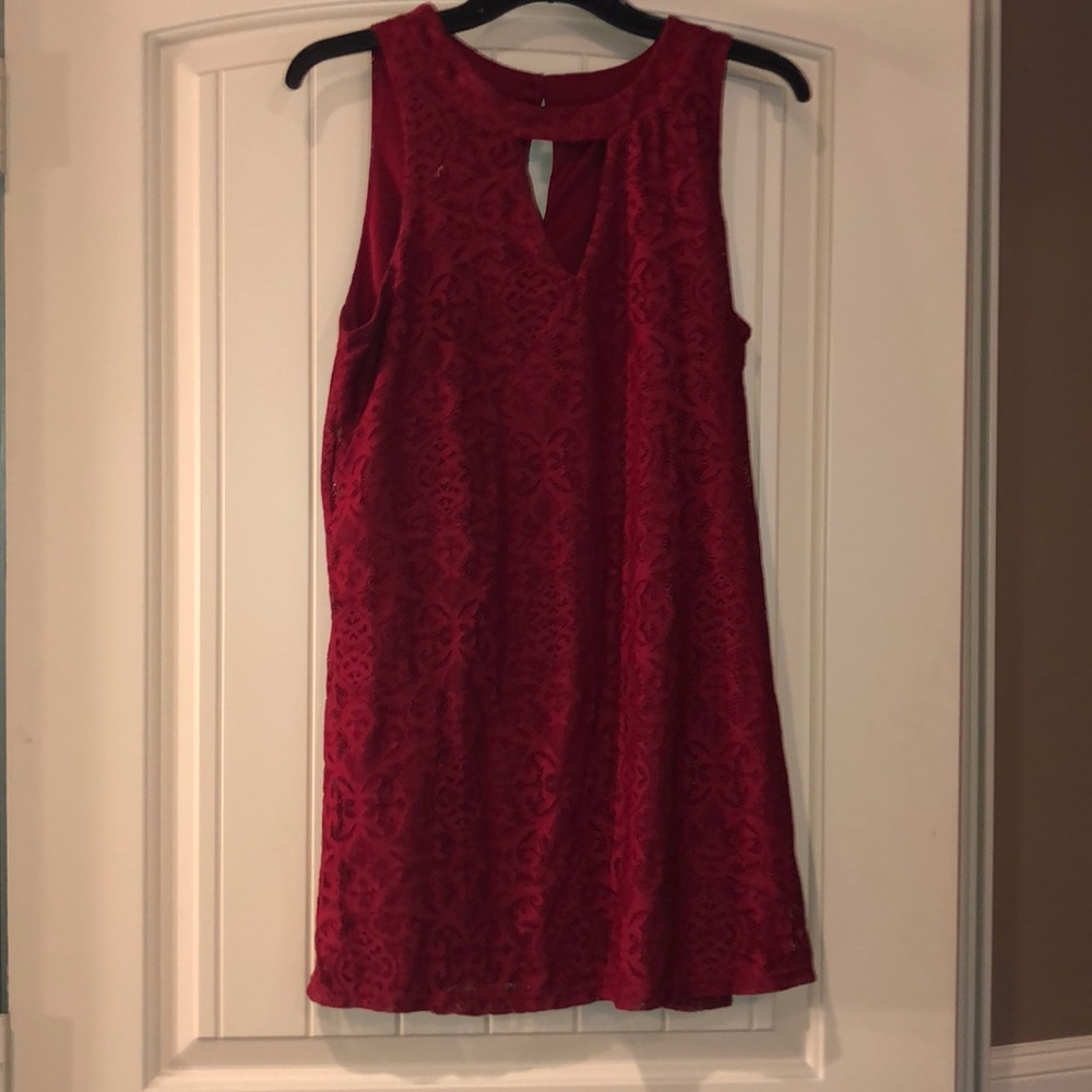 Maroon dress